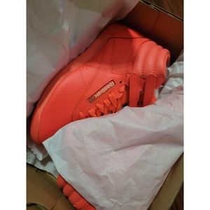 Orange Reebok Classics